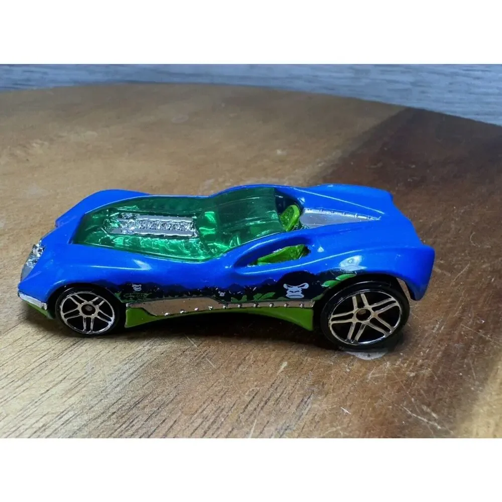 2003 HOT WHEELS CUL8R BLUE & GREEN 1:64 DIECAST 2 3/4